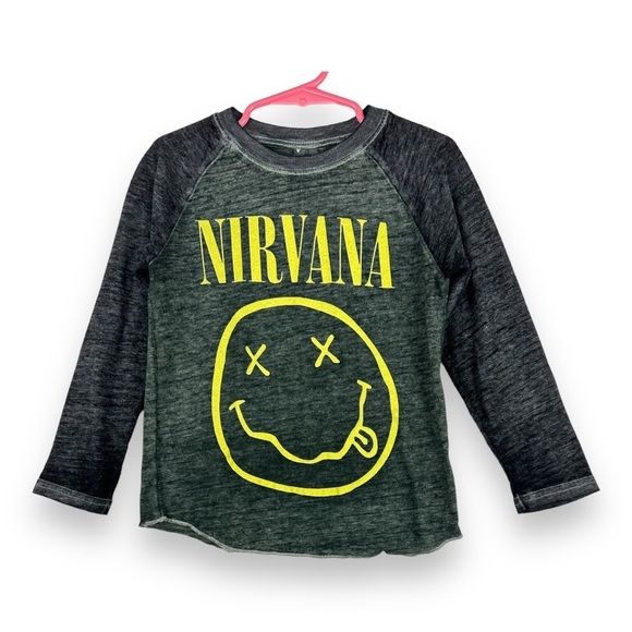 Nirvana Boy’s Graphic Long Sleeve Shirt Size 3T - Picture 1 of 9